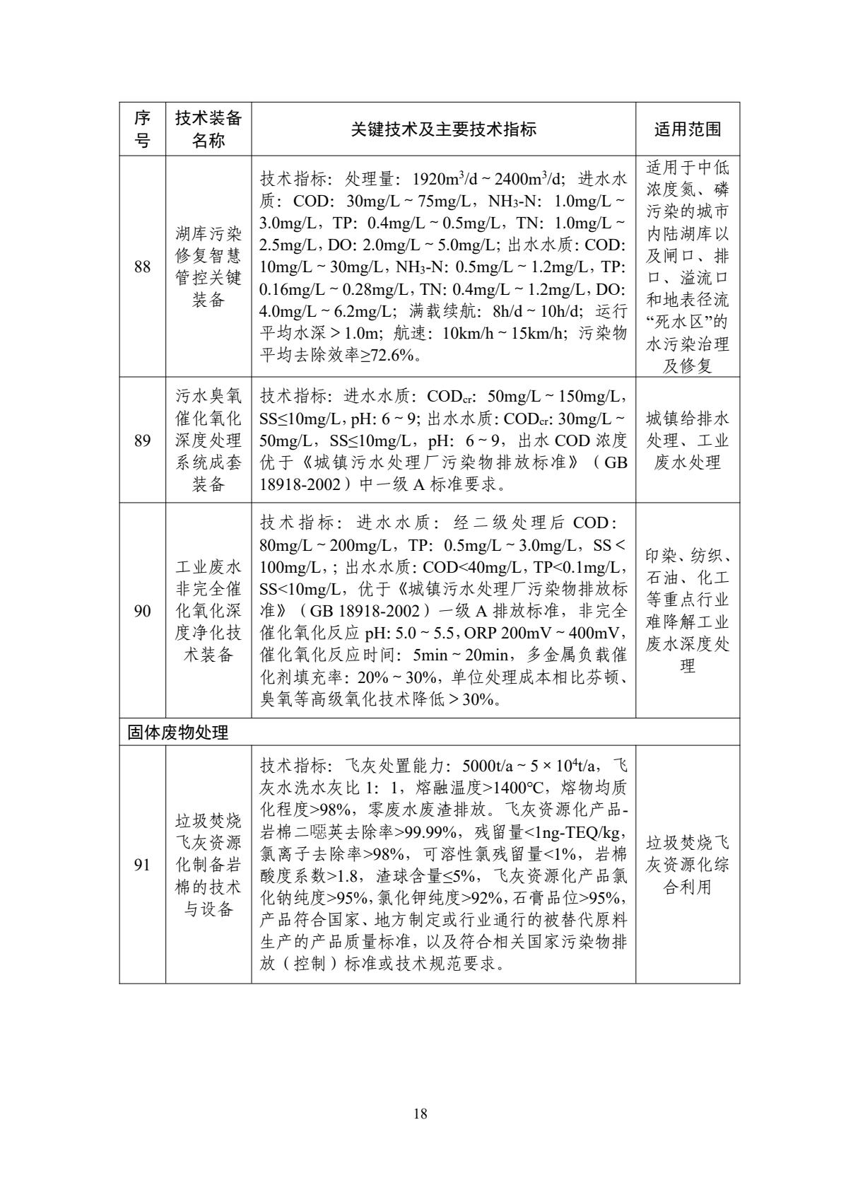 水污染防治应用类装备